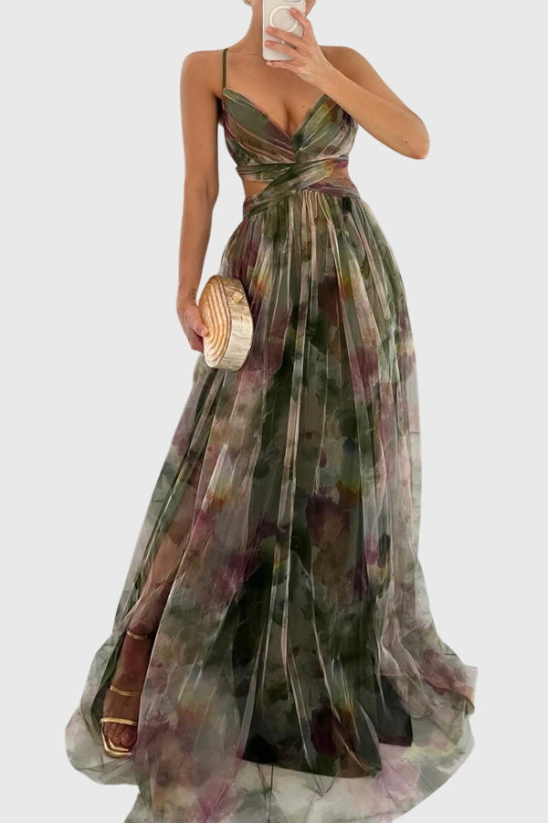 Olivia - Floral Maxi Dress