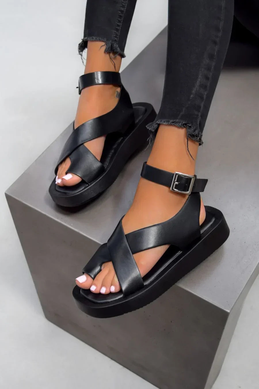 Camila - Thick Gladiator Sandals