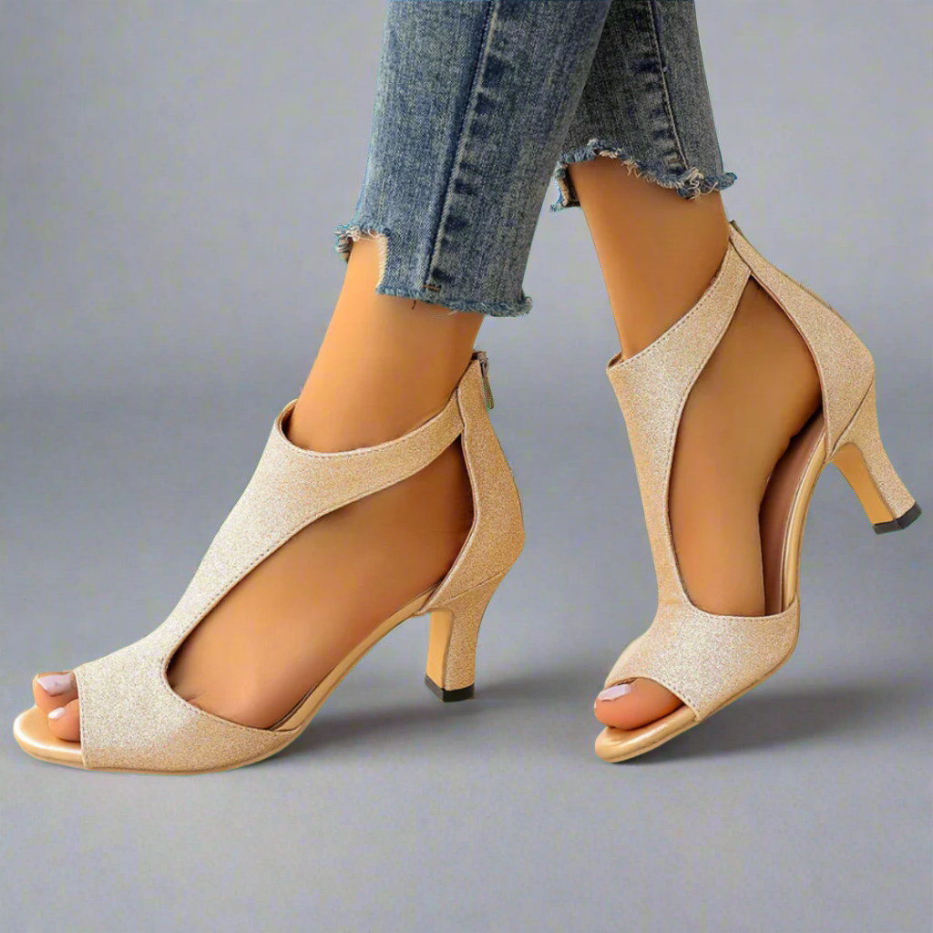 Sienna - Elegant and Comfortable Heeled Sandals