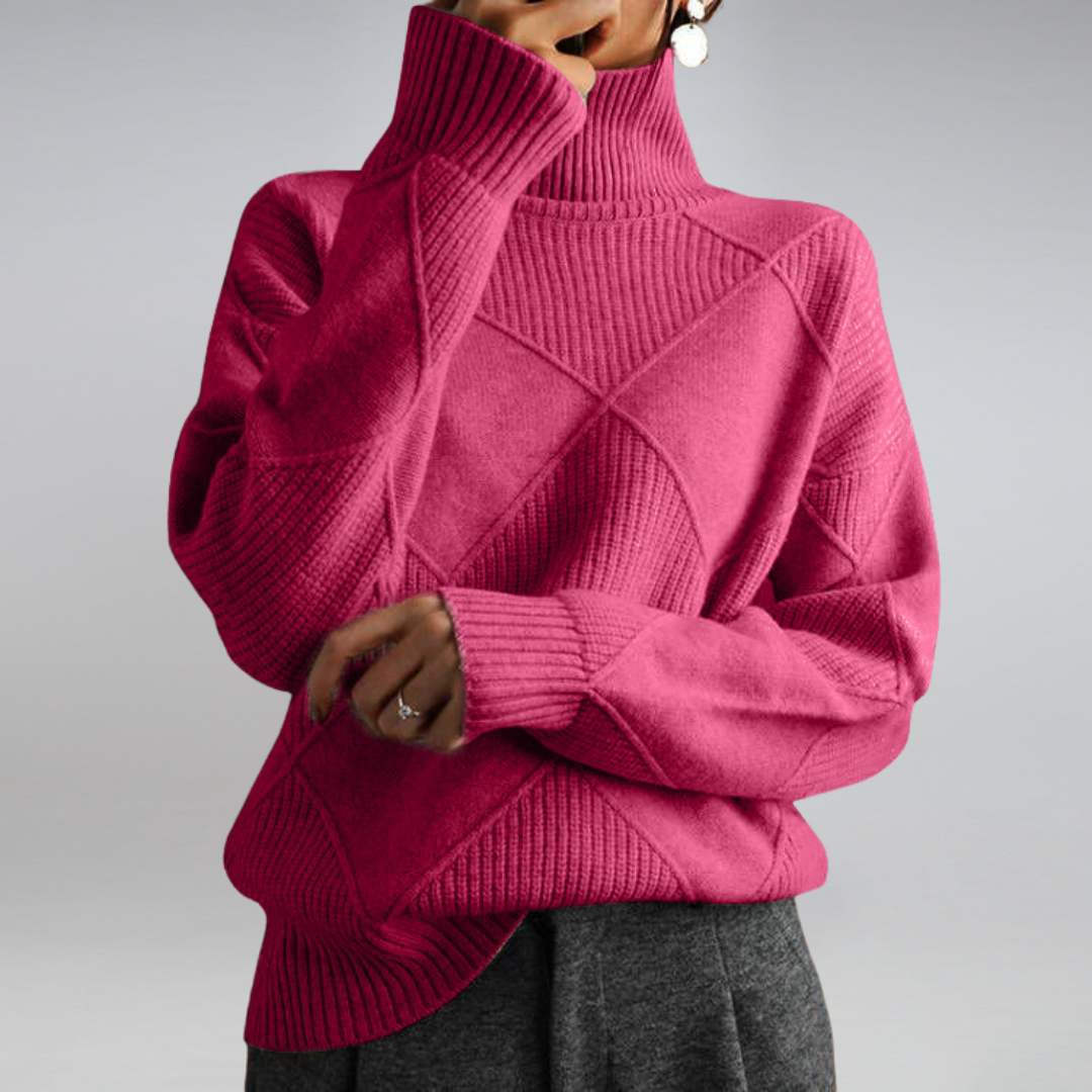 Elowen - Cosy Roll Neck Sweater