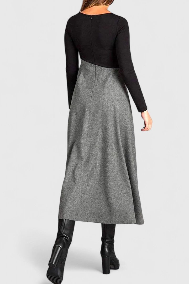Olivia - Elegant Long Sleeve Maxi Dress