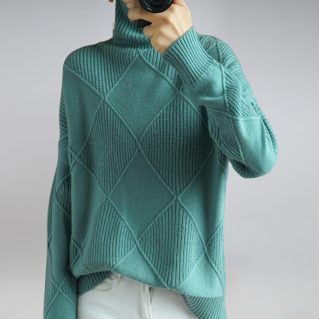 Elowen - Cosy Roll Neck Sweater