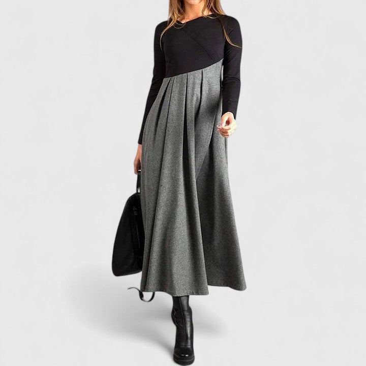 Olivia - Elegant Long Sleeve Maxi Dress