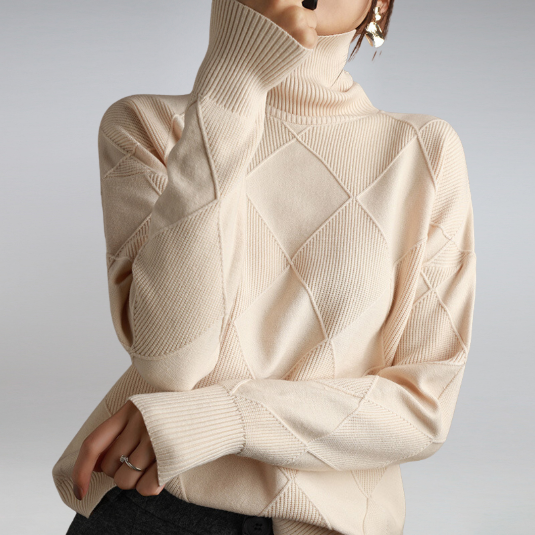 Elowen - Cosy Roll Neck Sweater