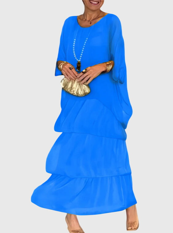 Olivia - Long and Flowing Elegant Dress