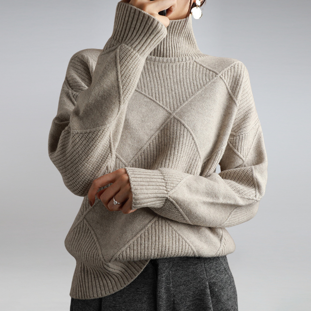 Elowen - Cosy Roll Neck Sweater