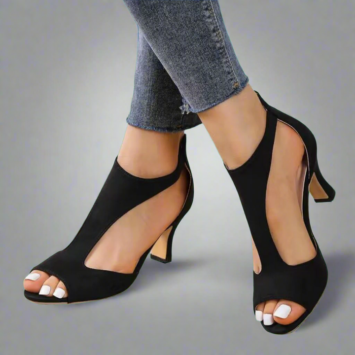 Sienna - Elegant and Comfortable Heeled Sandals
