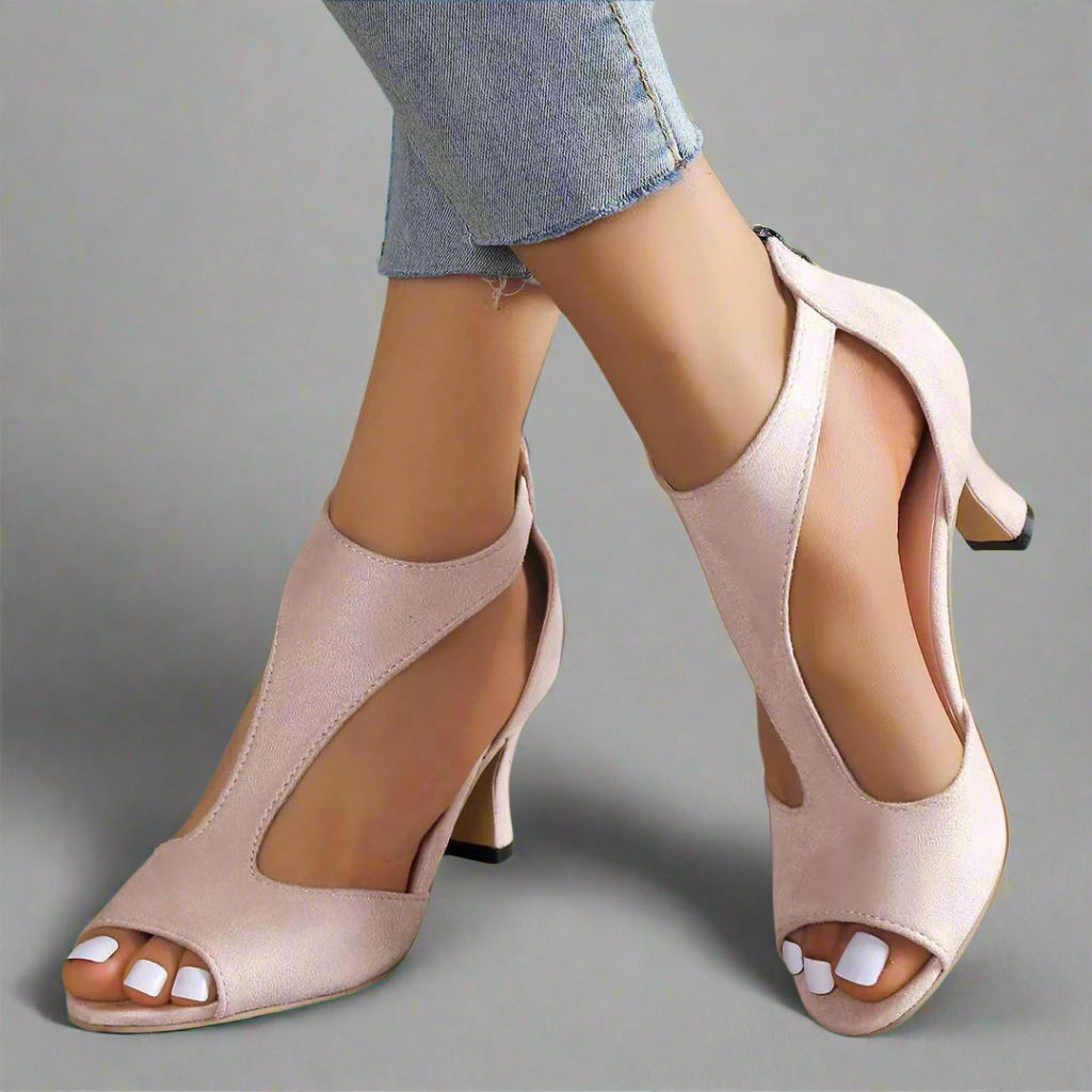 Sienna - Elegant and Comfortable Heeled Sandals