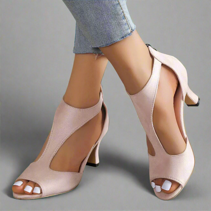 Sienna - Elegant and Comfortable Heeled Sandals