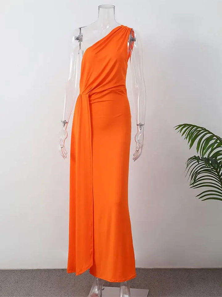 Lia - Asymmetrical Maxi Dress