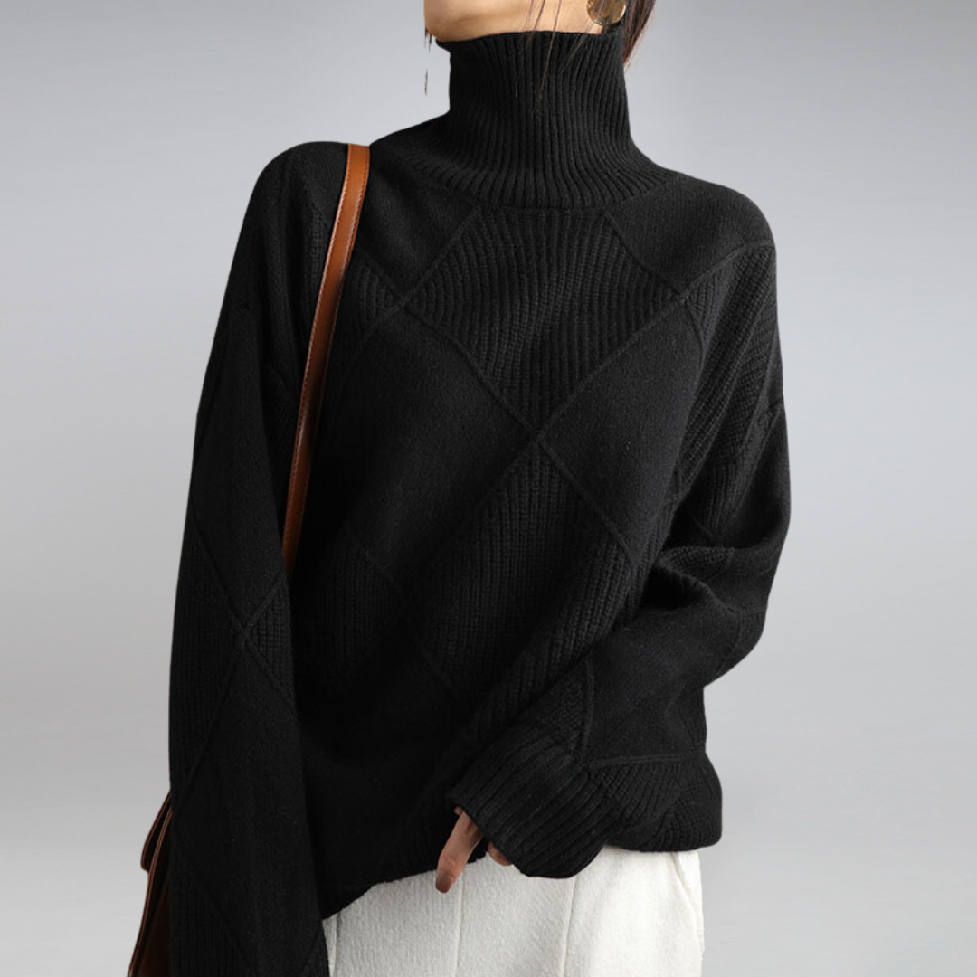 Elowen - Cosy Roll Neck Sweater