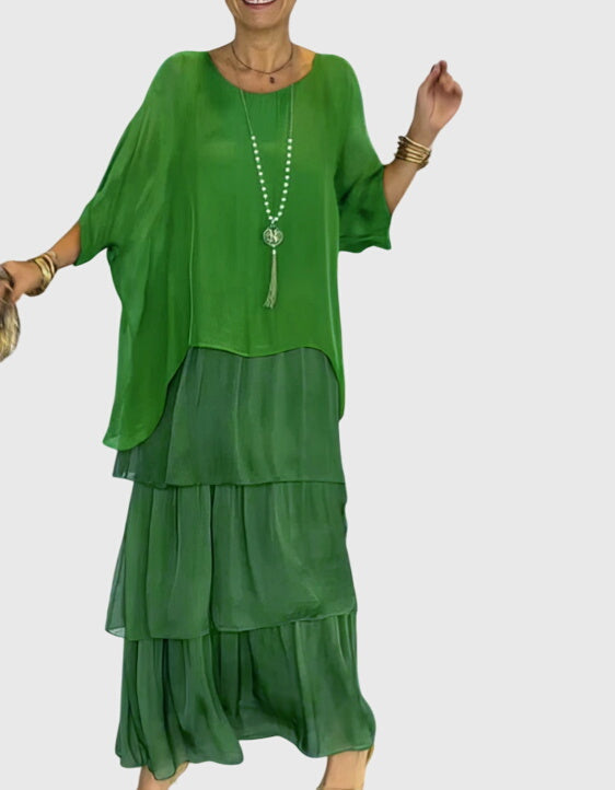 Olivia - Long and Flowing Elegant Dress