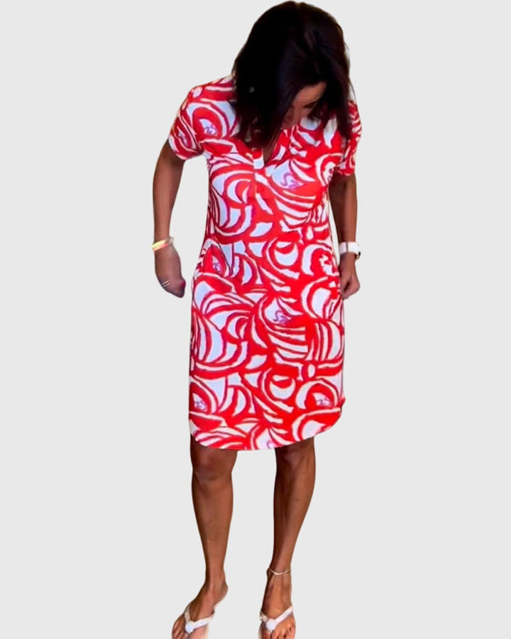 Olivia - Flattering Avenue Walk Dress