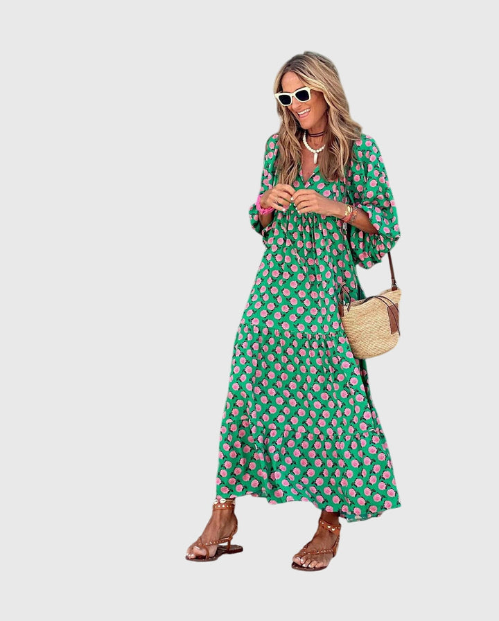 Olivia - Boho Maxi Dress