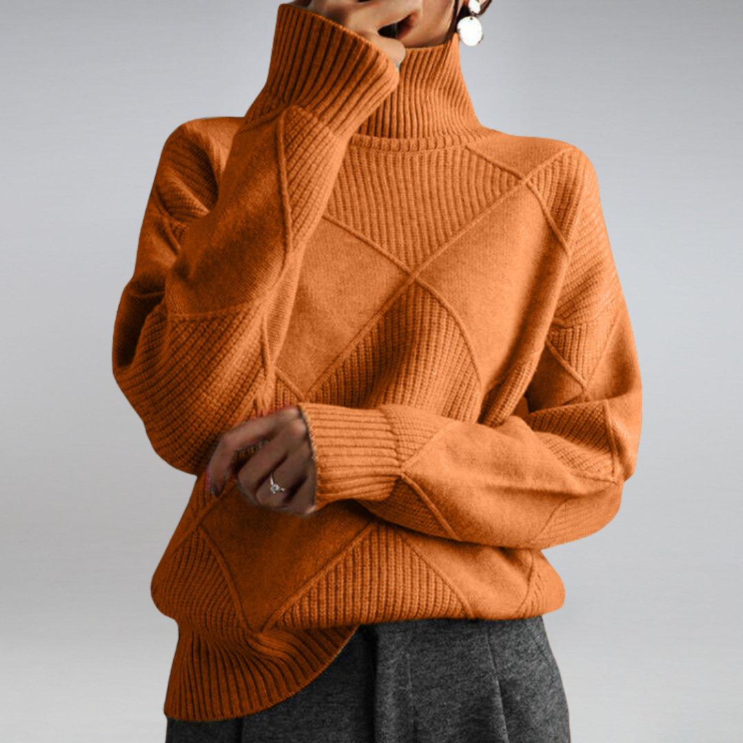 Elowen - Cosy Roll Neck Sweater