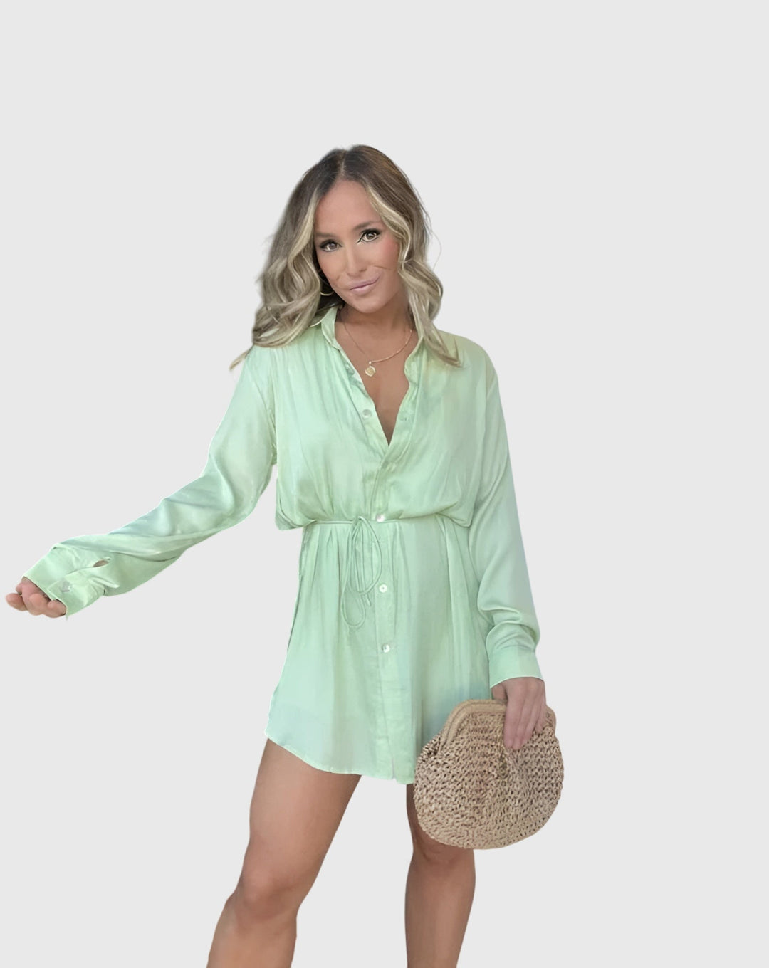 Olivia - Elegant Romper Dress