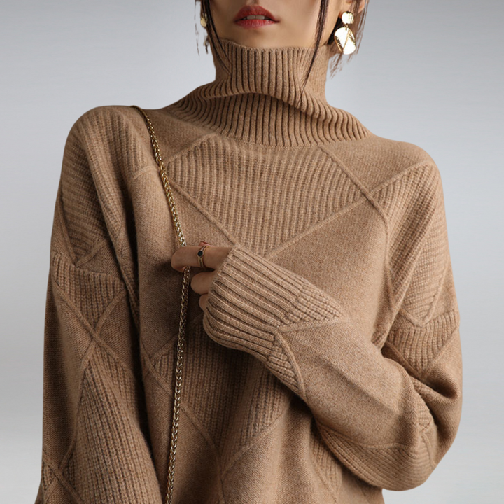 Elowen - Cosy Roll Neck Sweater