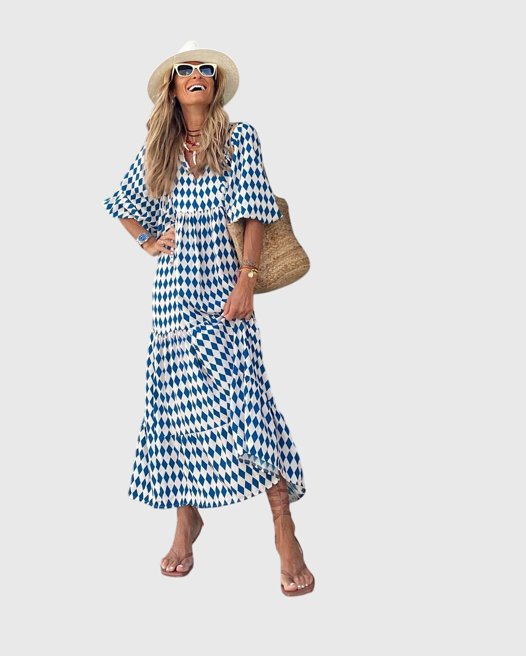 Olivia - Boho Maxi Dress