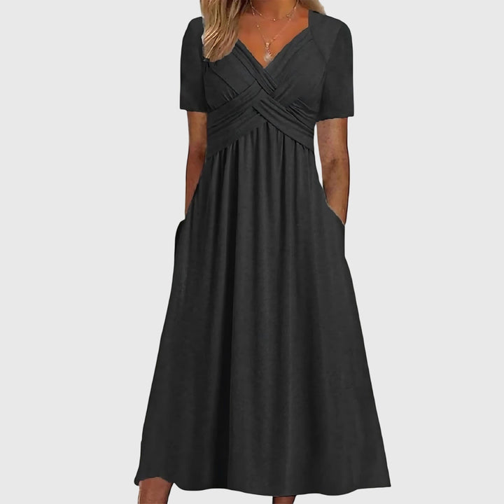 Olivia - Midi Dress with Tummy Control