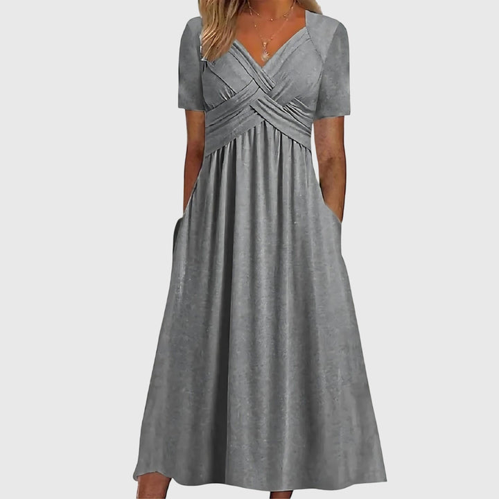 Olivia - Midi Dress with Tummy Control