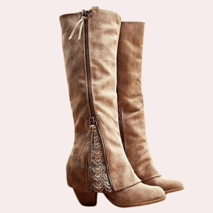 Cressida - Lace Rider Boots