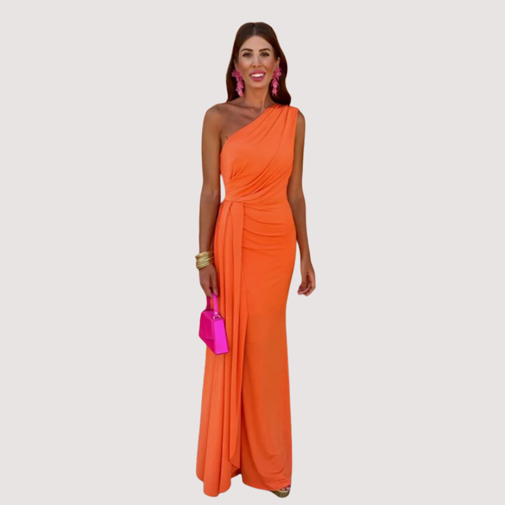 Lia - Asymmetrical Maxi Dress