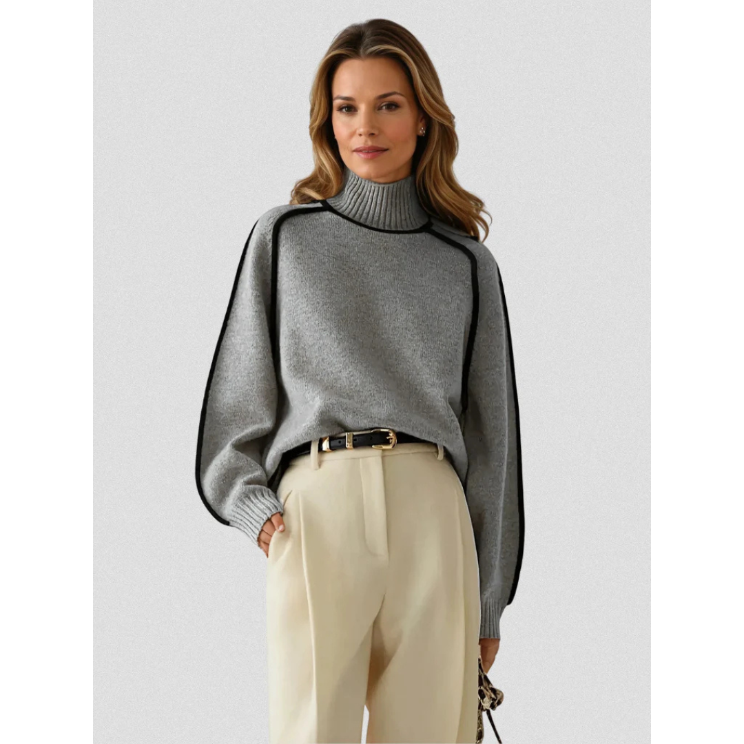 Hadley - Women's Roll Neck Sweater