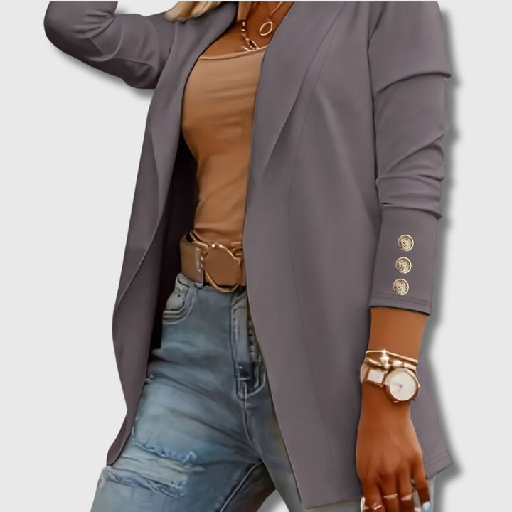 Clara - Women's Elegant Long Jacket Limited Edition