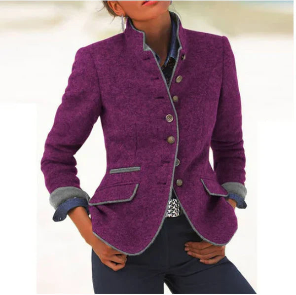 Grace - Women's Classic Wool Blend Blazer Limited Edition