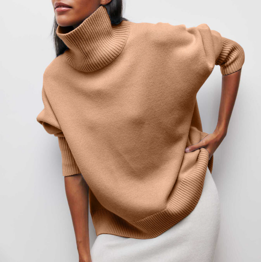 Blythe - Elegant Knitted Roll Neck Sweater