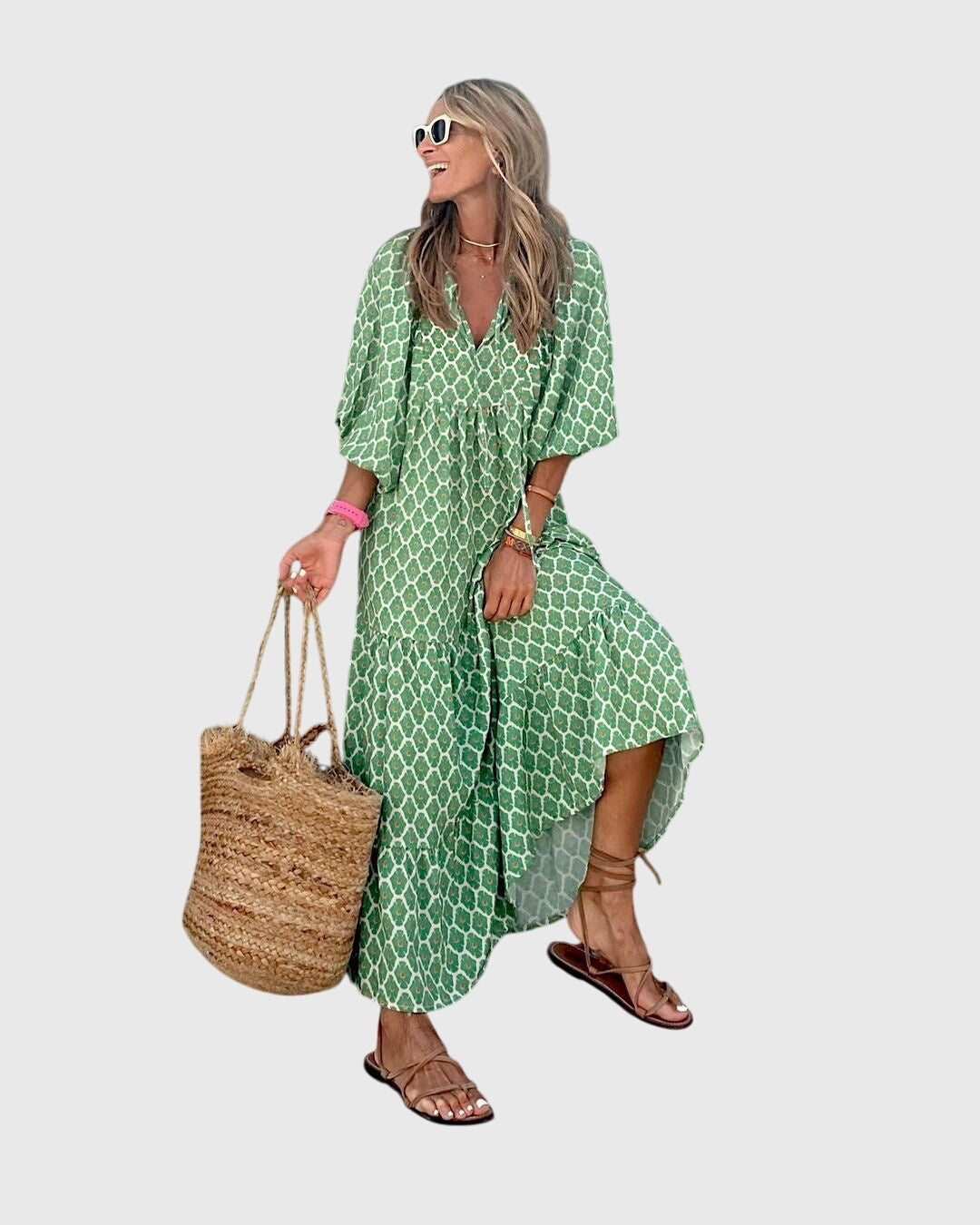 Olivia - Boho Maxi Dress