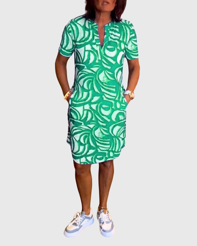 Olivia - Flattering Avenue Walk Dress