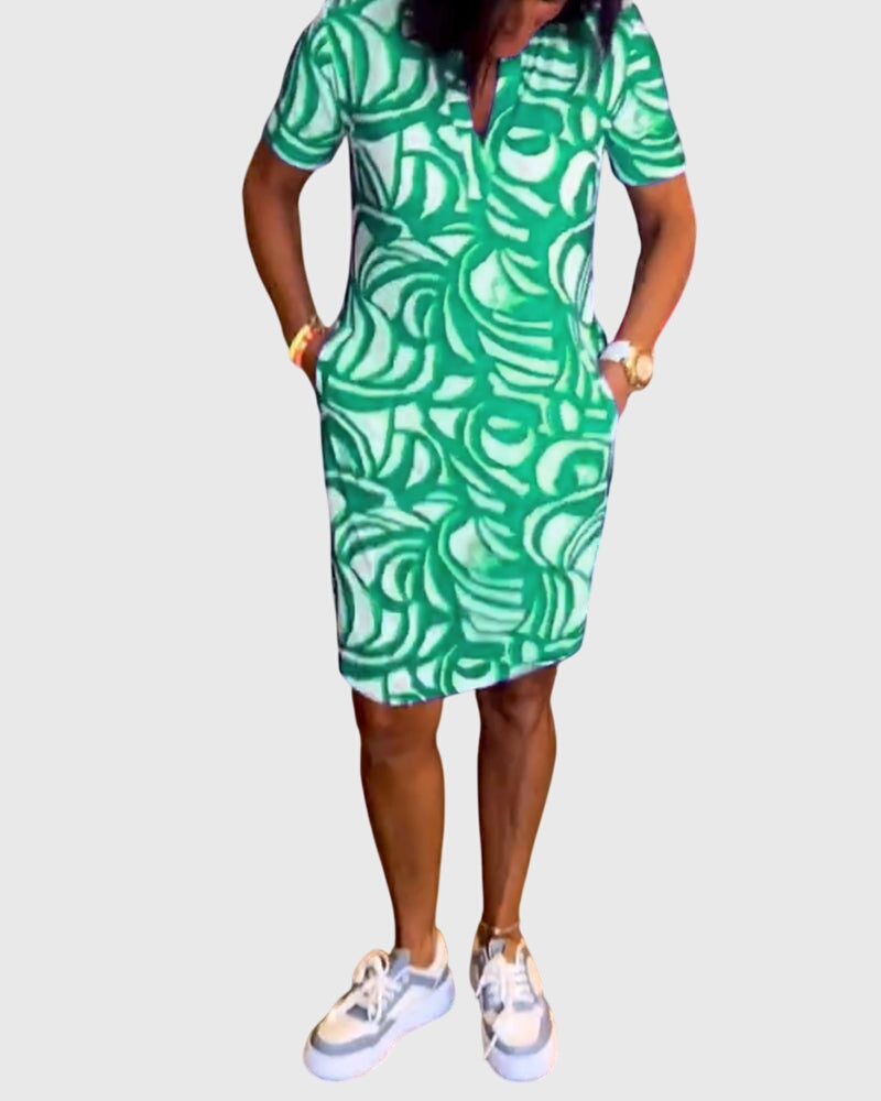 Olivia - Flattering Avenue Walk Dress