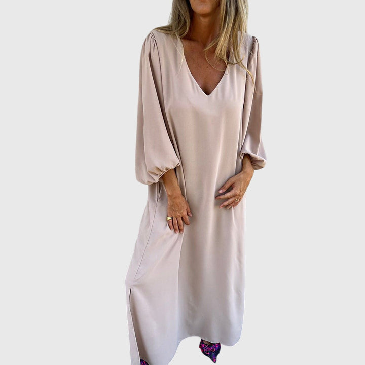 Olivia - Long Boho Dress with Pockets