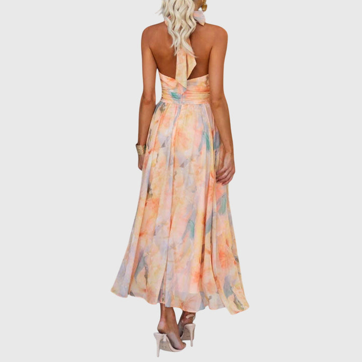 Olivia - Halter Maxi Dress