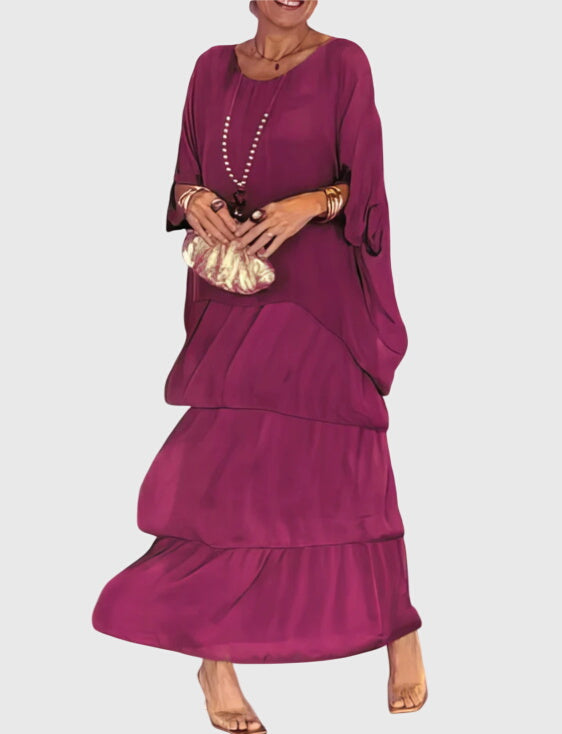 Olivia - Long and Flowing Elegant Dress