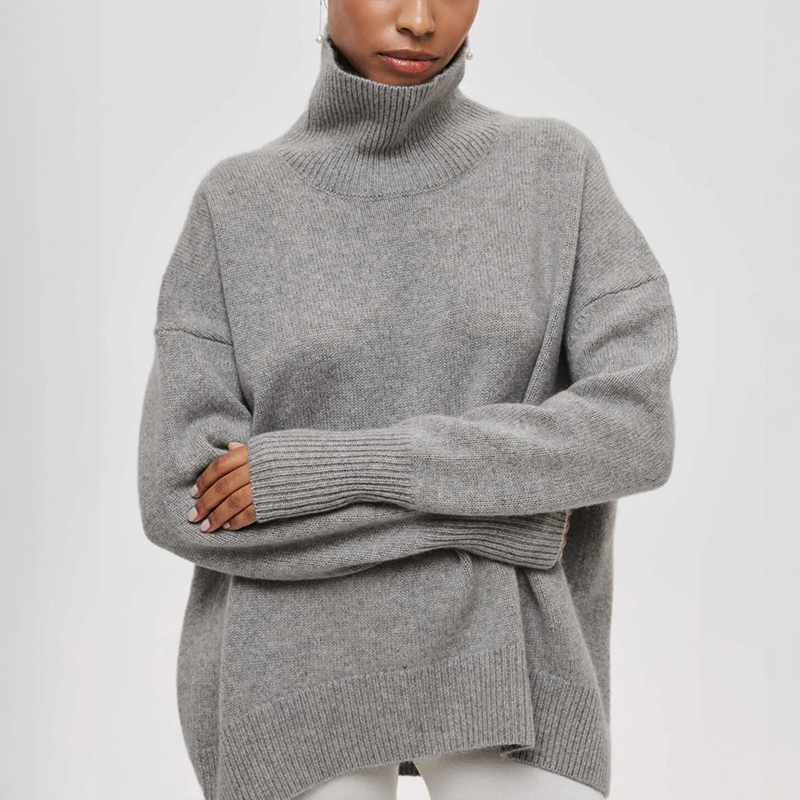 Blythe - Elegant Knitted Roll Neck Sweater