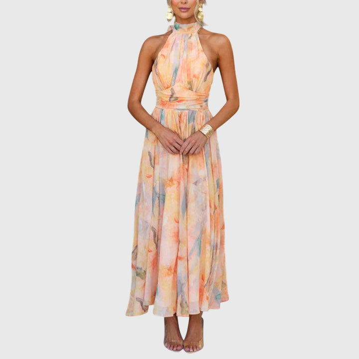 Olivia - Halter Maxi Dress