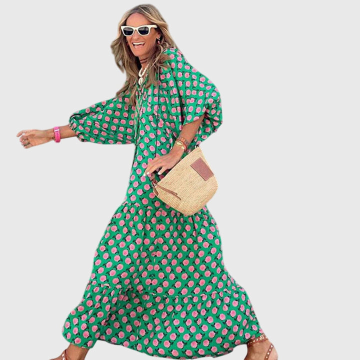 Olivia - Boho Maxi Dress